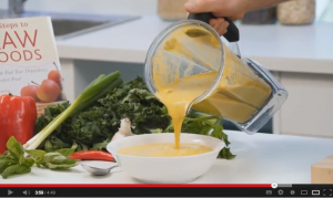 Tomat & Basilikum suppe på VitaMix blender